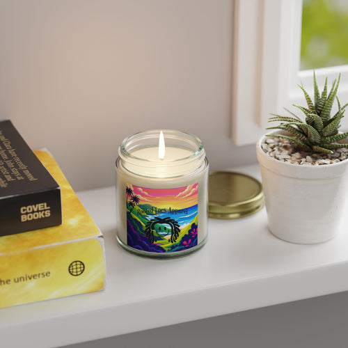 Coconut Apricot Scented Candle — Tropical Sunset 4oz & 9oz