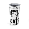 20oz Tumbler – “Meat with a Purpose” Funny BBQ & Grilling Travel Cup