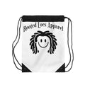 Rooted Locs Apparel Drawstring Bag — Smiley Dreadlocks Gym Sack